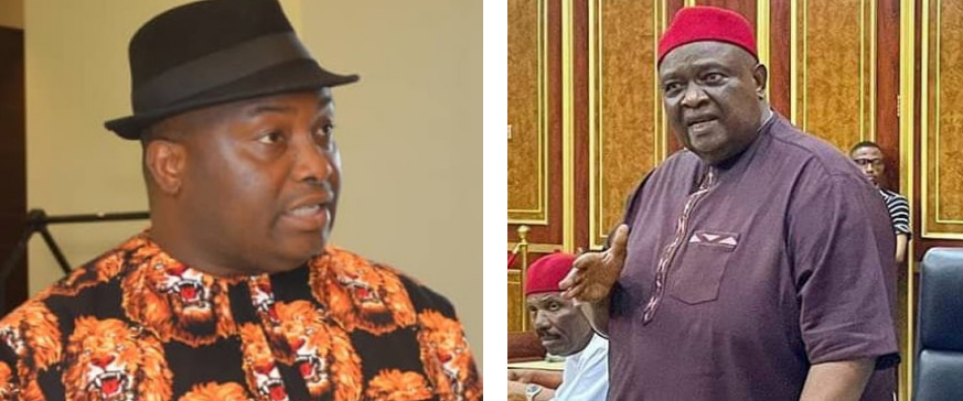 Prominent Igbo Leaders, Senator Ifeanyi Ubah
And Chief Emmanuel Iwuanyanwu, Pass On