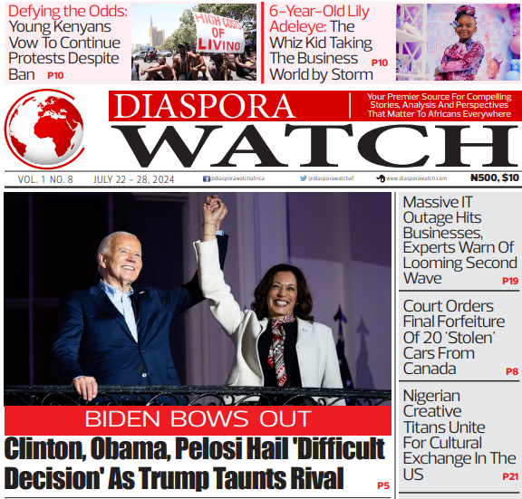 DIASPORA WATCH, Vol 1, No. 8