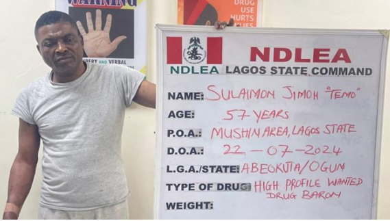 NDLEA Smashes Lagos Drug Cartel: Most Wanted Baron, Temo, Finally Arrested After Years On The Run