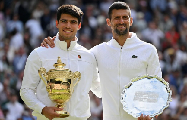 Wimbledon Thriller: Alcaraz Overpowers Djokovic To Retain Title