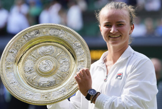 Krejcikova Triumphs At Wimbledon, Claims Second Grand Slam Singles Title