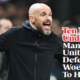 Ten Hag Under Fire: Manchester United's Defensive Woes Continue To Haunt Them