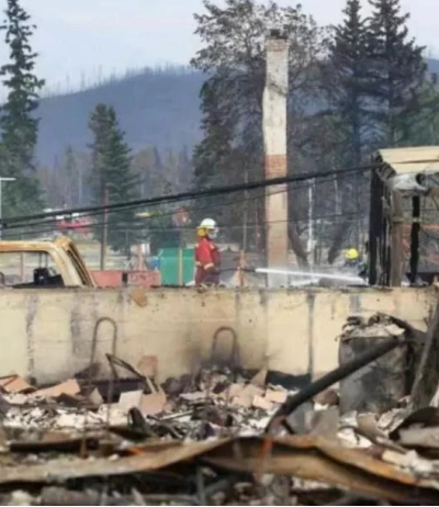 Residents Return To Jasper, Canada, After Devastating Wildfire