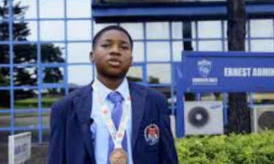 13-Year-Old Nigerian Student Wins Global Science Award In Netherlands