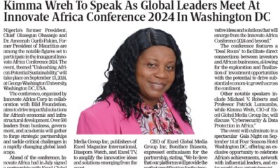 Kimma Wreh to speak at Innovate Africa conference at George Washington University in Washington DC - Diaspora Watch Newspaper