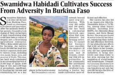 Swamidwa Habidadi Cultivates Success from Adversity in Burkina Faso’s Agricultural Sector