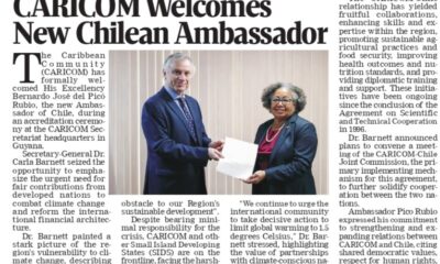 CARICOM Welcomes New Chilean Ambassador in Strengthened Diplomatic Relations