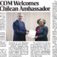 CARICOM Welcomes New Chilean Ambassador in Strengthened Diplomatic Relations