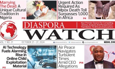 Diaspora Watch Unveils 21st Edition: A Global Perspective on Crisis and Culture