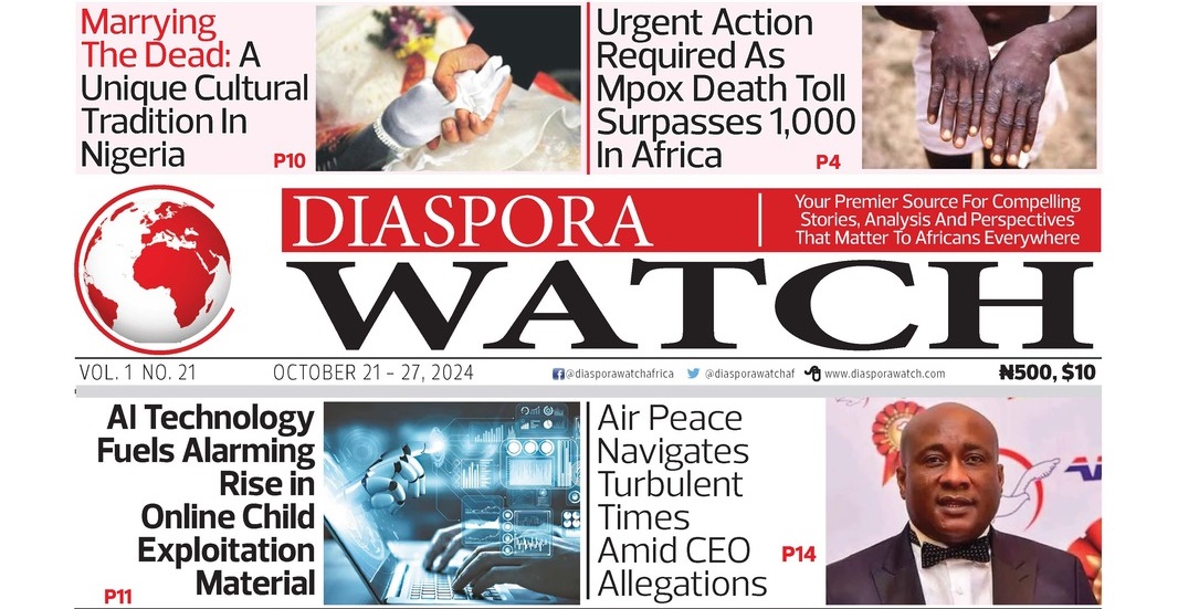 Diaspora Watch Unveils 21st Edition: A Global Perspective on Crisis and Culture