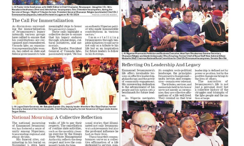 A Life Committed to the Igbo Nation and Beyond