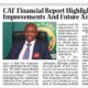 CAF Financial Report Reveals Major Improvements and Future Growth Ambitions