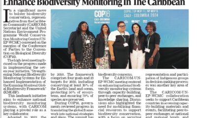 "CARICOM and UNEP-WCMC Join Forces to Boost Biodiversity Monitoring in the Caribbean