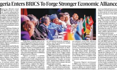 Nigeria Joins BRICS: Strengthening Economic Alliances and Global Influence