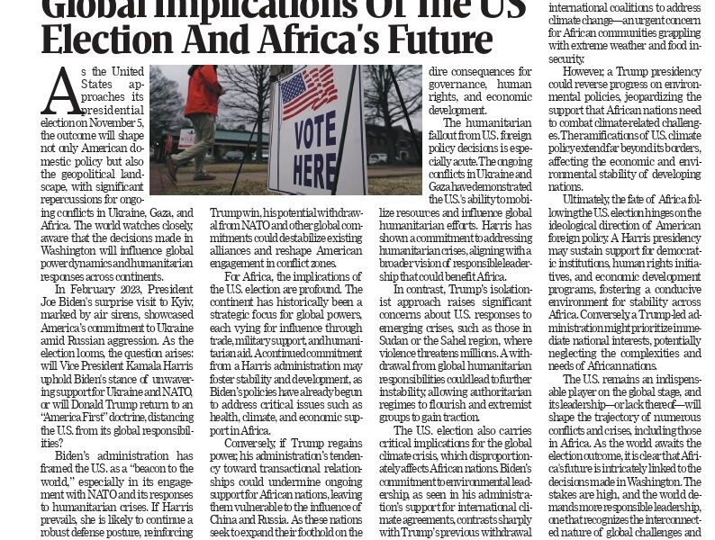 Global Implications of the US Election on Africa's Future