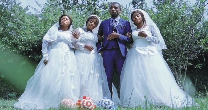 Congolese Man Marries Identical Triplets - Diaspora Watch newspaper