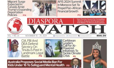 25th edition of Diaspora Watch - NOV 18 - 24, 2024