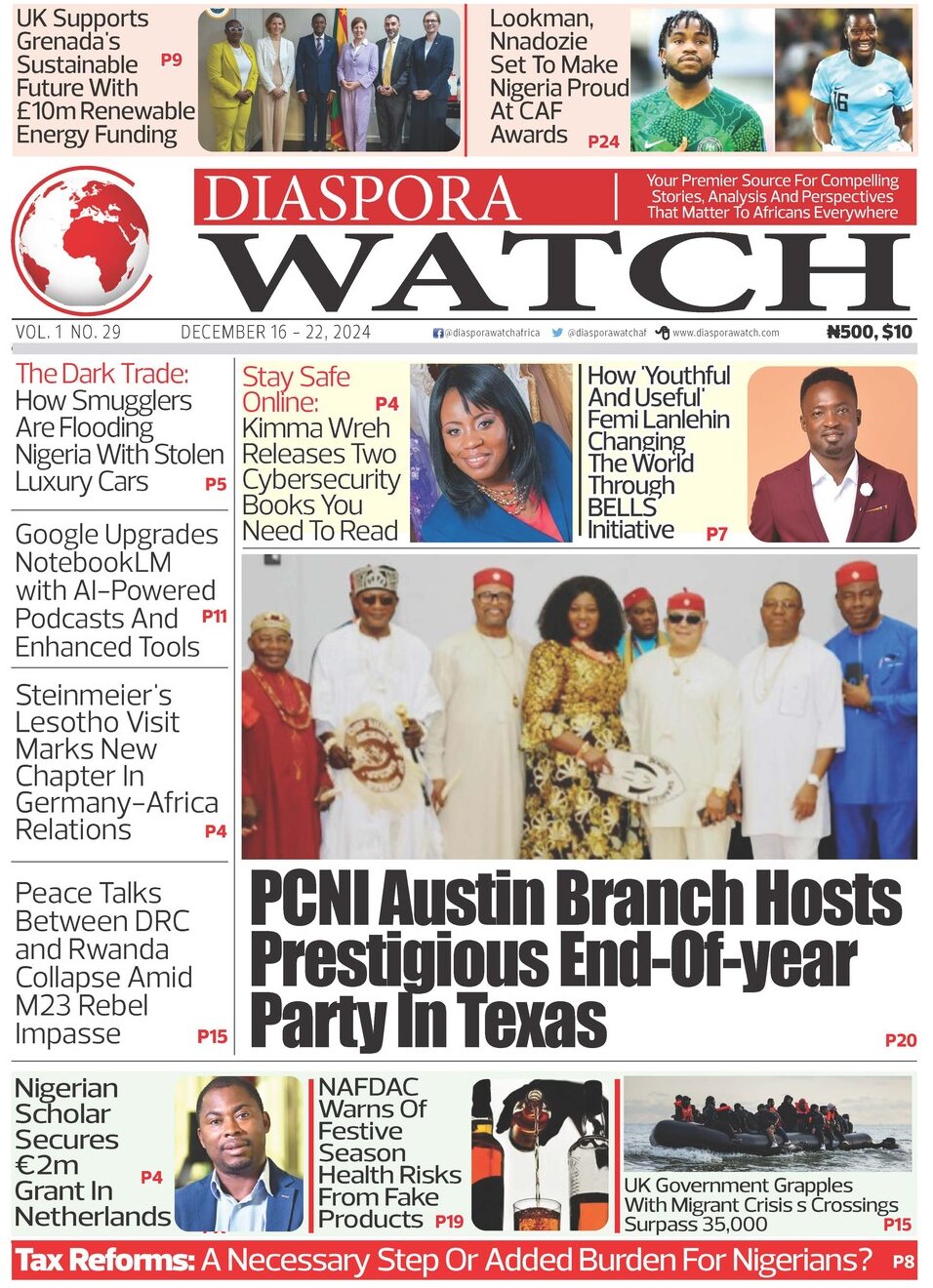 Experience the Power of Global Connections in the 29th Edition of Diaspora Watch!