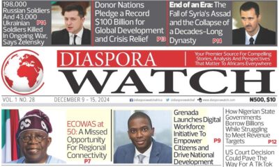 Diaspora Watch - Vol. 28 - Dec. 9 - 15, 2024