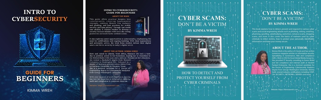 Cybersecurity Expert Kimma Wreh Releases Two Essential Books To Empower Digital Safety - Diaspora Watch Vol. 29