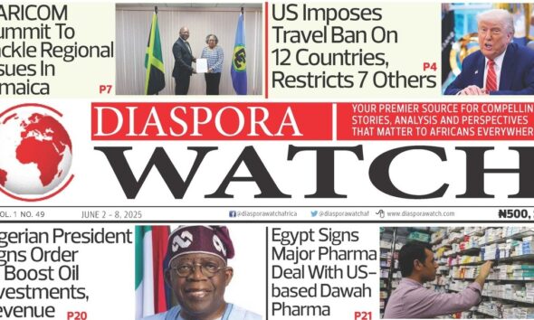 Diaspora Watch Newspaper Vol. 49
