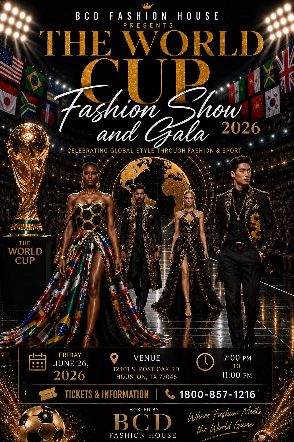 BCD Fashion House Presents The World Cup Fashion Show and Gala